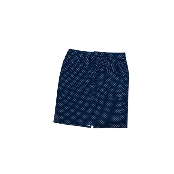Lauren Jeans Company Ralph Lauren Dresses & Skirts - Lauren Jeans‎ Company Polka Dot Pencil Skirt Classic Career Navy 12